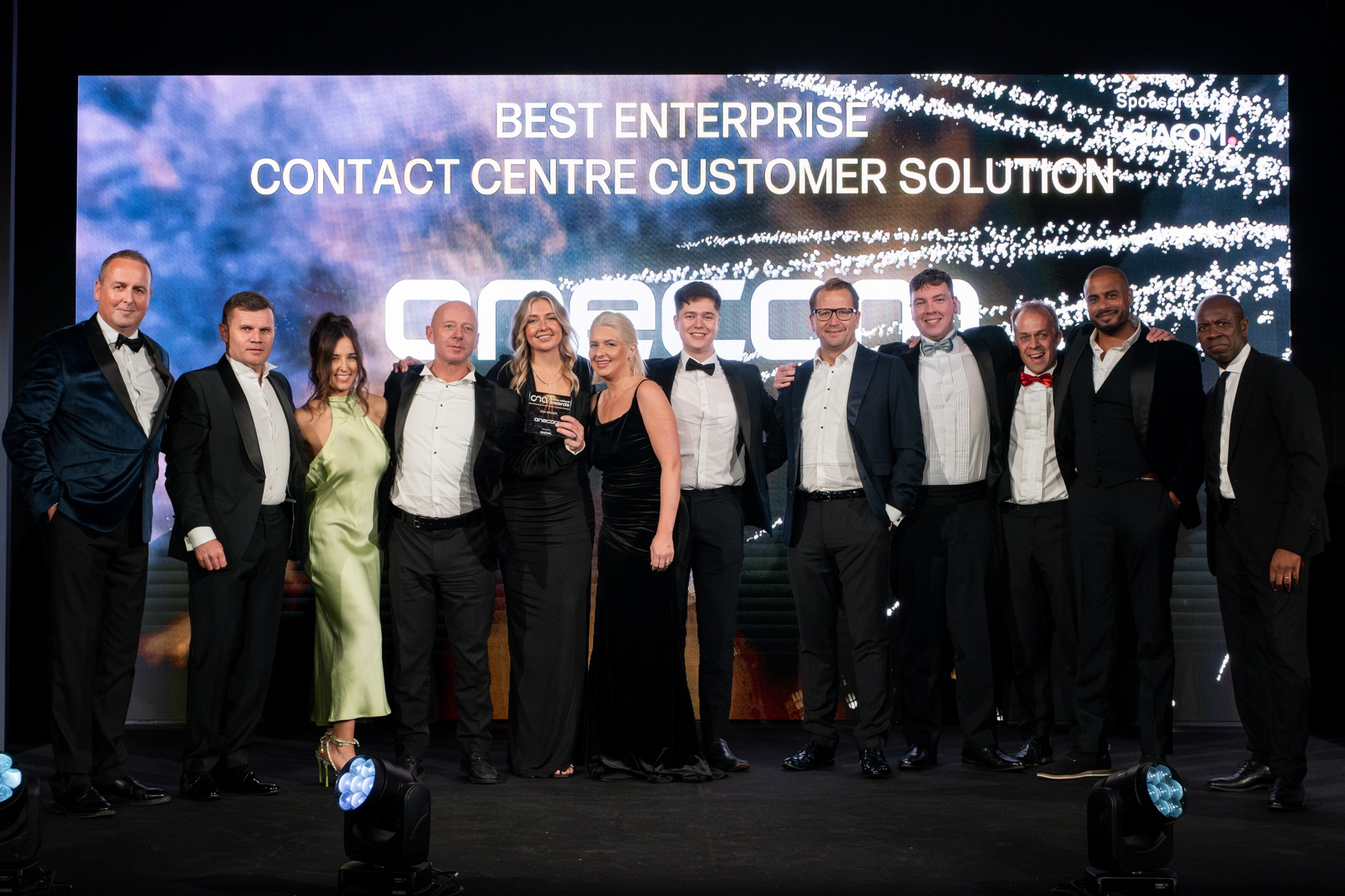 Onecom Wins Best Enterprise Contact Centre Award at Comms National Awards 2024