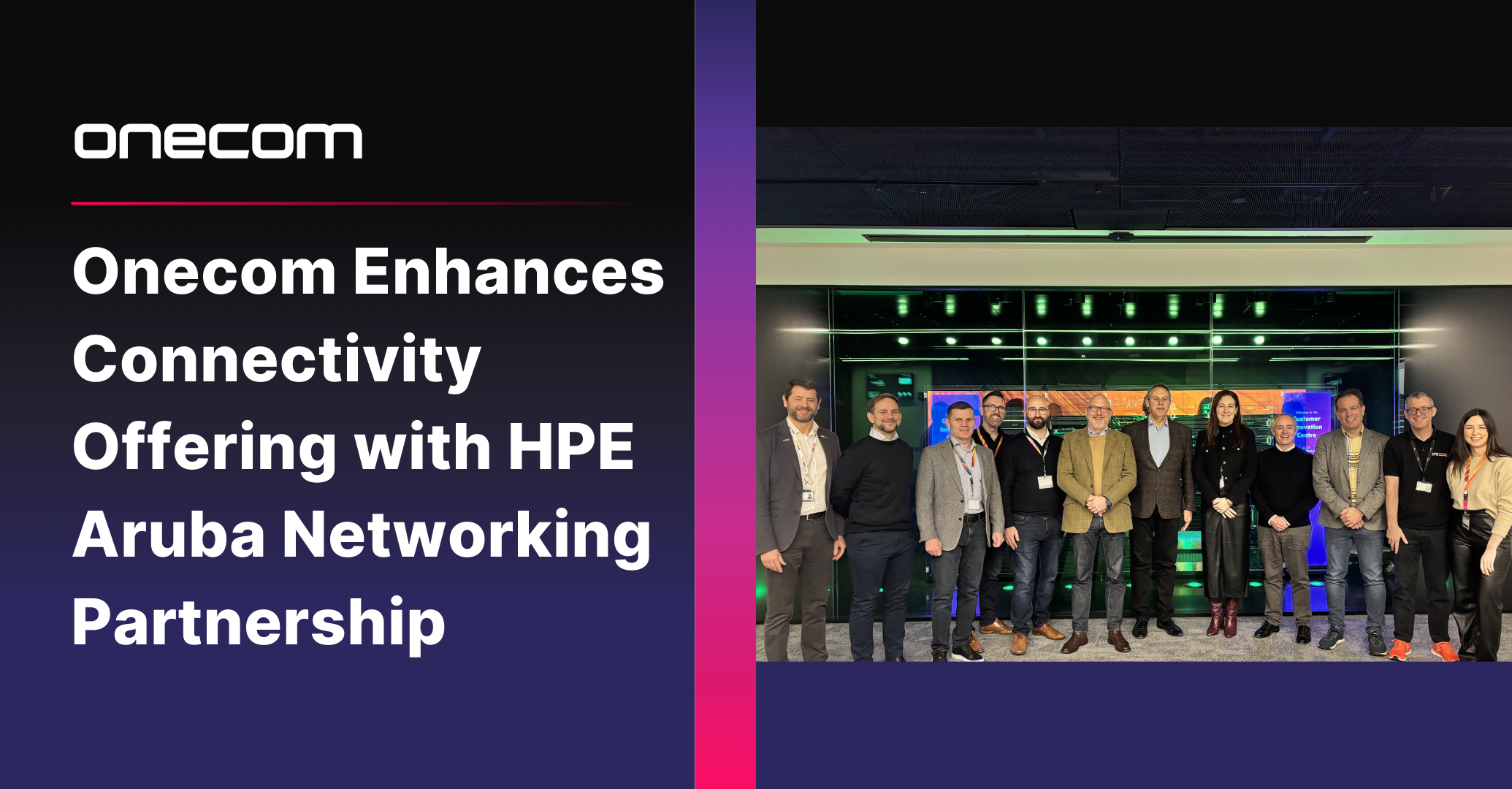 Onecom Enhances Connectivity Offering with HPE Aruba Networking Partnership